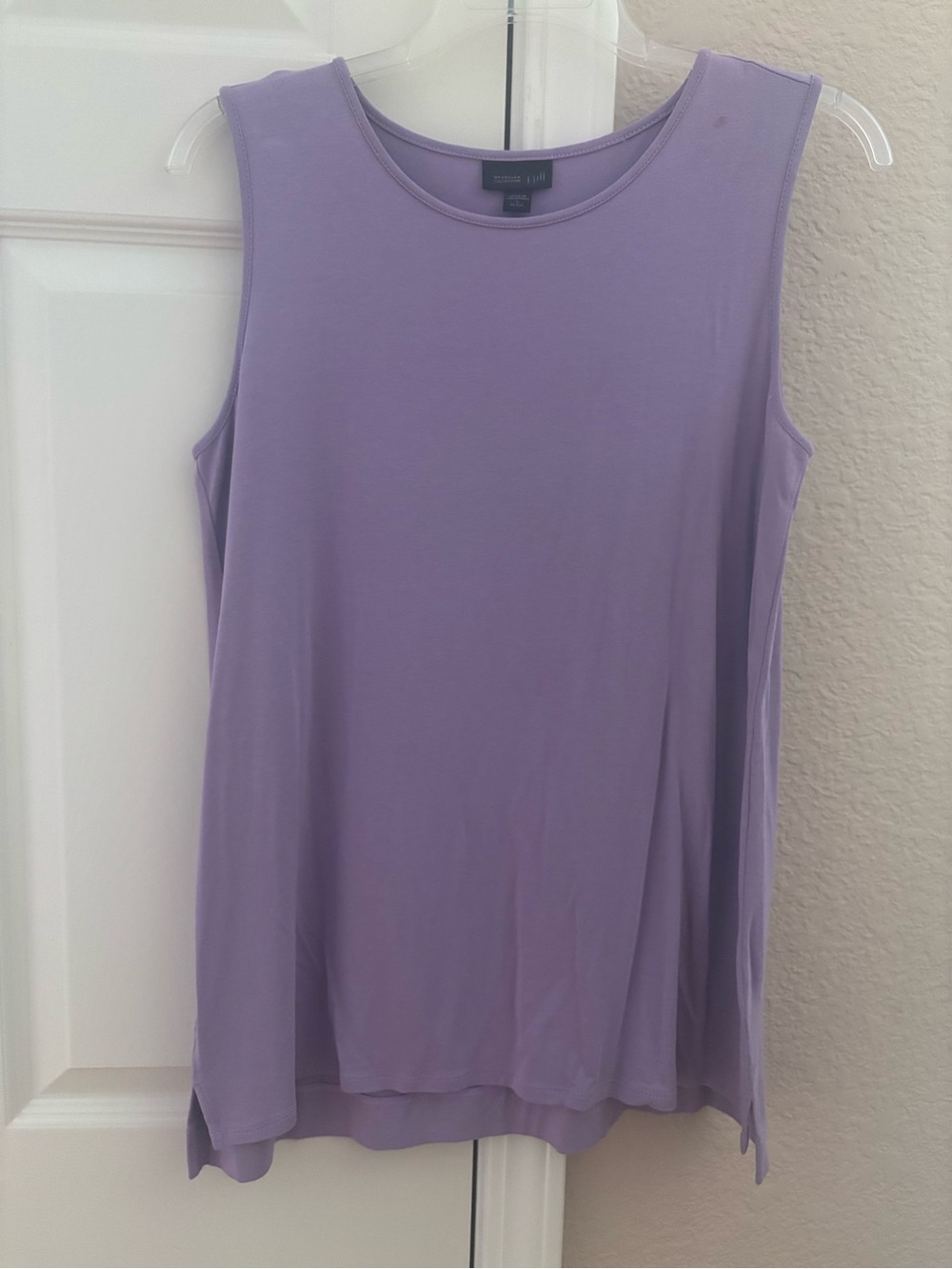 Jjill Sleeveless Lavender Swing Jersey Tank Top